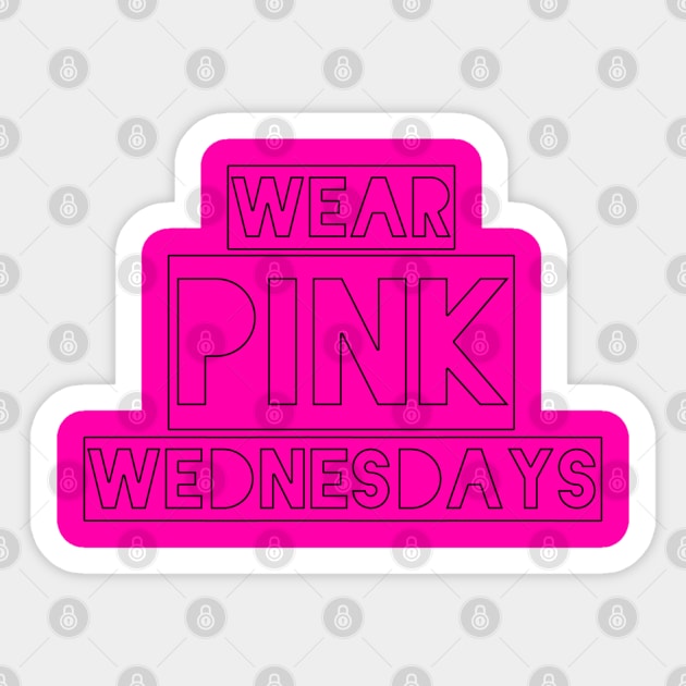 Pink Wednesdays Sticker by CoolMomBiz